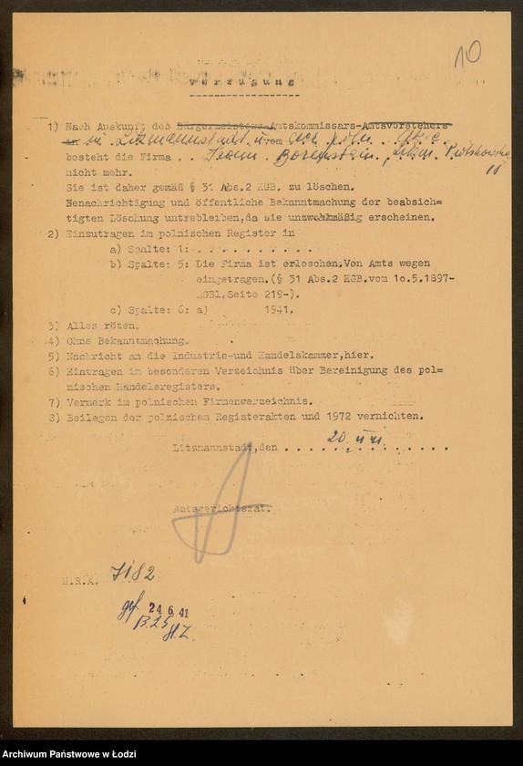 Obraz 12 z jednostki "Froim Borenstein – kupno i sprzedaż surowców i manufaktury"