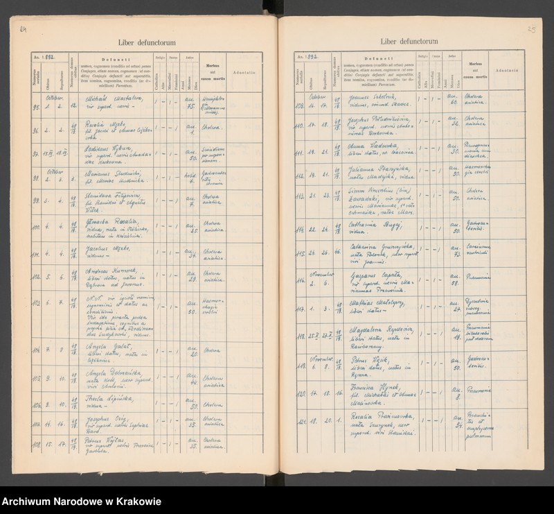 Obraz 16 z jednostki "[Księga zgonów]"
