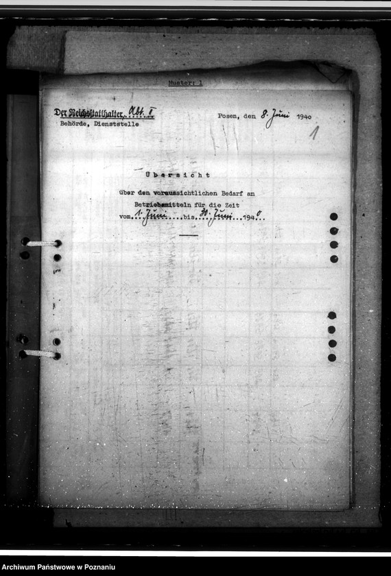 Obraz 5 z jednostki "Bedarf an Betriebsmitteln"