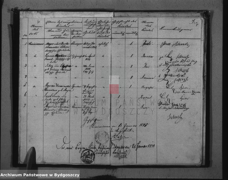image.from.unit.number "Duplicate der Personen Standes Register Juden Gemeinde zu Kwieciszewo"