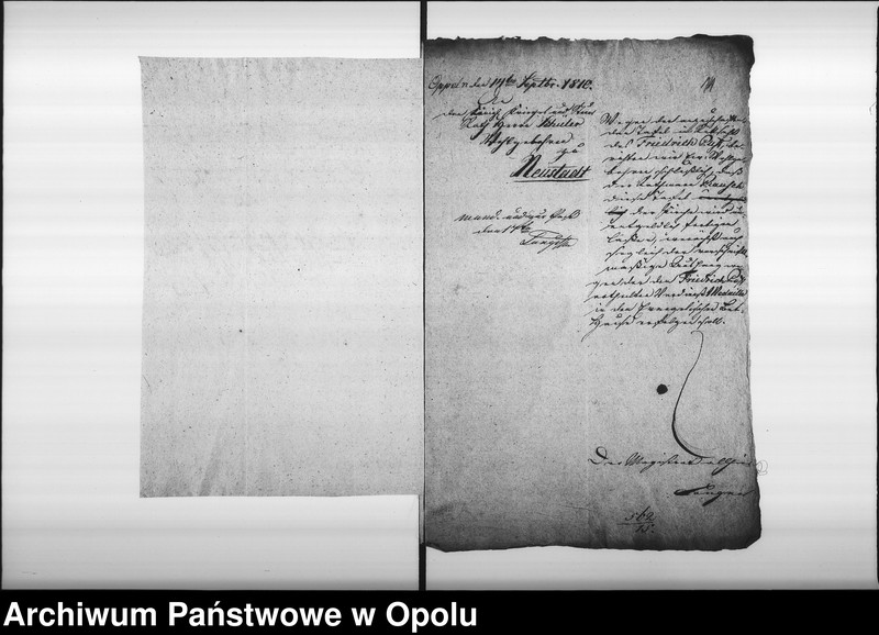Obraz 11 z jednostki "Acta von Aufstellung der Gedächtniß Tafeln für gebliebene Krieger und Vaterlands Vertheidiger Vol: I"