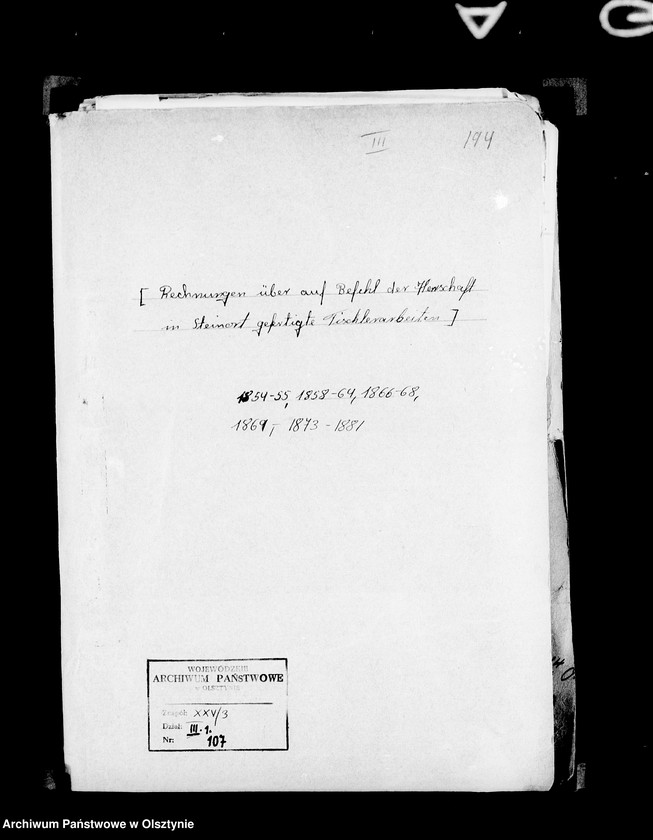 image.from.unit.number "/Rechnungen über auf Befehl der Herrschaft Steinort gefertigete Tischlerarbeiten/"