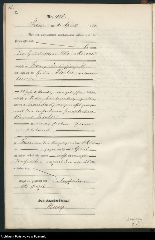 Obraz 15 z jednostki "Księga zgonów t. II"