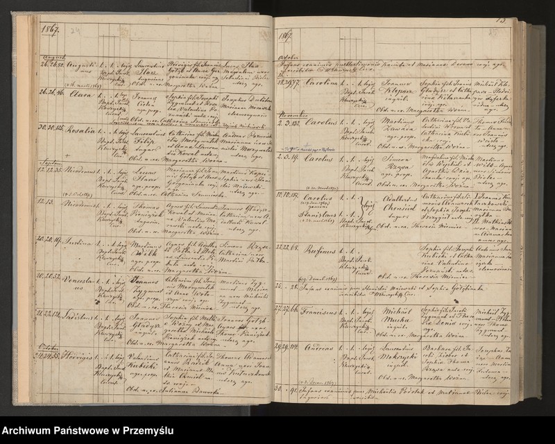 image.from.unit.number "Księga urodzeń, małżeństw i zgonów dla miejscowości Pantalowice"