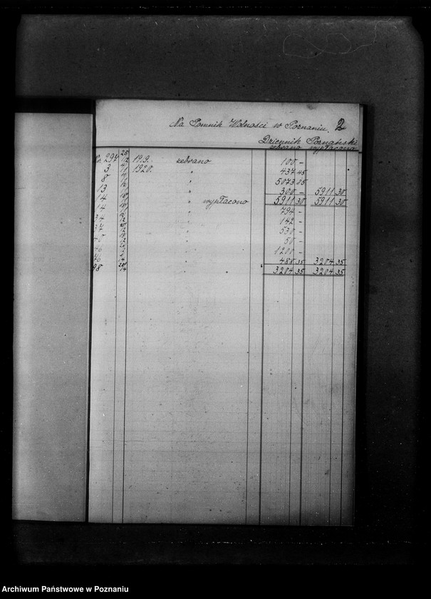image.from.unit.number "Podziękowania za złożone dary pieniężne na pomnik Wolności w Poznaniu, na Górnoślązaków i na Wojsko Polskie [wycinki prasowe] oraz rozliczenia finansowe."