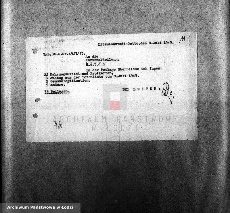 Obraz 14 z jednostki "[Korespondencja z Wydziałem Talonów, informacje o przesłanych talonach, informacje o konsumentach]"