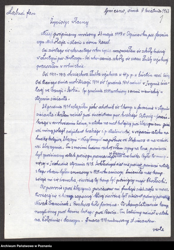 Obraz 17 z jednostki "Życiorysy powstańców wielkopolskich: Ł."