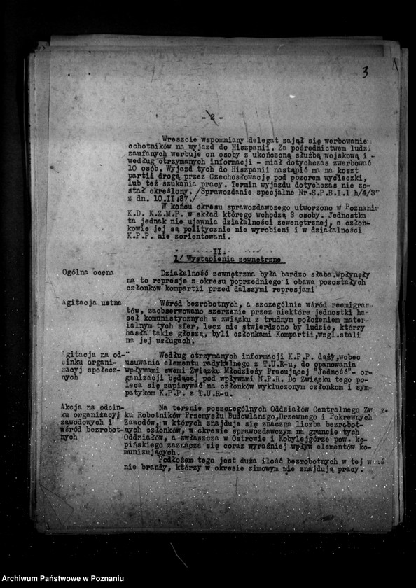 Obraz 7 z jednostki "Sprawozdania okresowe ze stanu bezpieczeństwa za miesiące styczeń, luty, marzec 1937 r. /nr 1-3/"