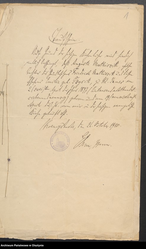 image.from.unit.number "Taufscheine, Gebursurkund und Konfirmanteb Tabelle"