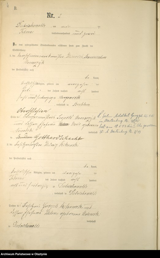 image.from.unit.number "Heiraths-Haupt-Register Nr 1 - 8"