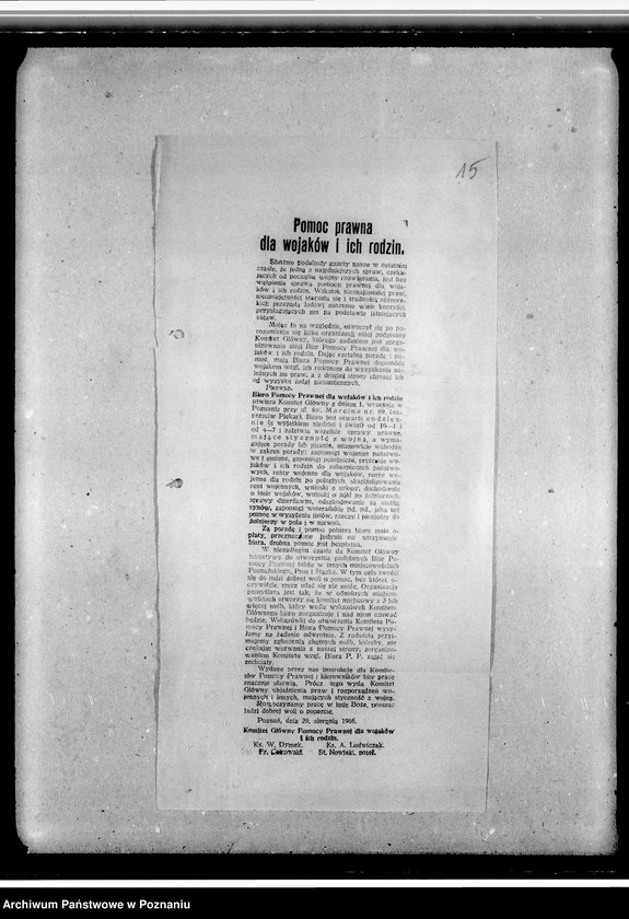 Obraz 20 z jednostki "Sprawozdania z działalności - wycinki z gazet"