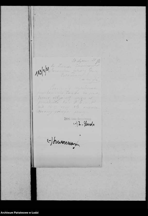 Obraz 18 z jednostki "Sprawy urzędników kancelarii i służby cmentarnej"