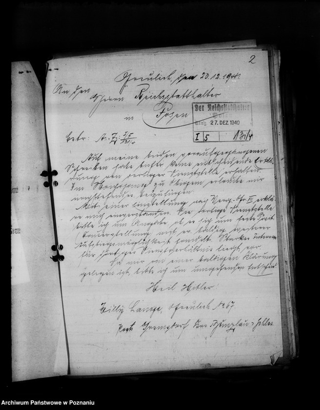 Obraz 6 z jednostki "Bewerbungen um Anstellung"