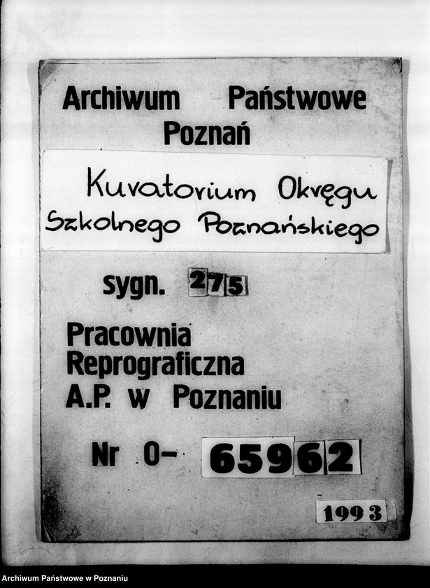 Obraz 1 z jednostki "[Sprawozdania z kursów wyrobu pomocy naukowych na terenie okręgu poznańskiego]"
