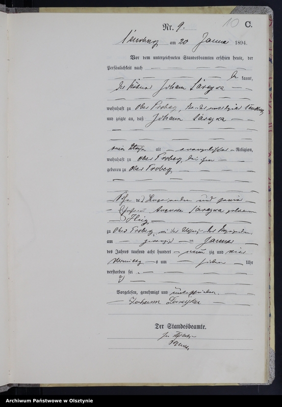 image.from.unit.number "Sterbe-Haupt-Register Nr 1 - 253"