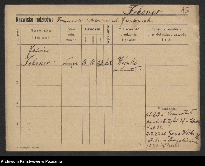 Obraz 17 z jednostki "Facke - Felsmann"