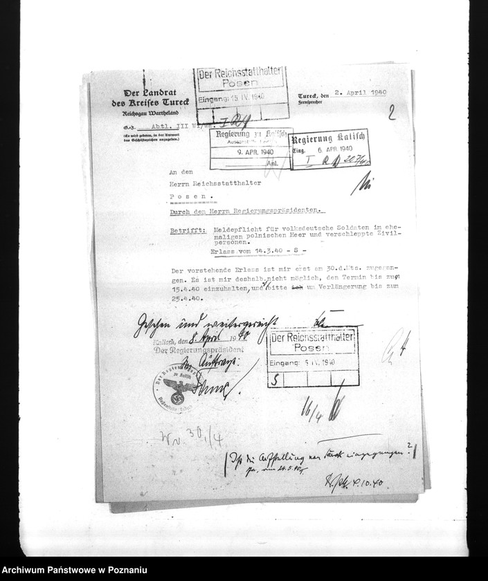 Obraz 6 z jednostki "Amtliche Meldungen Kreis Turek"