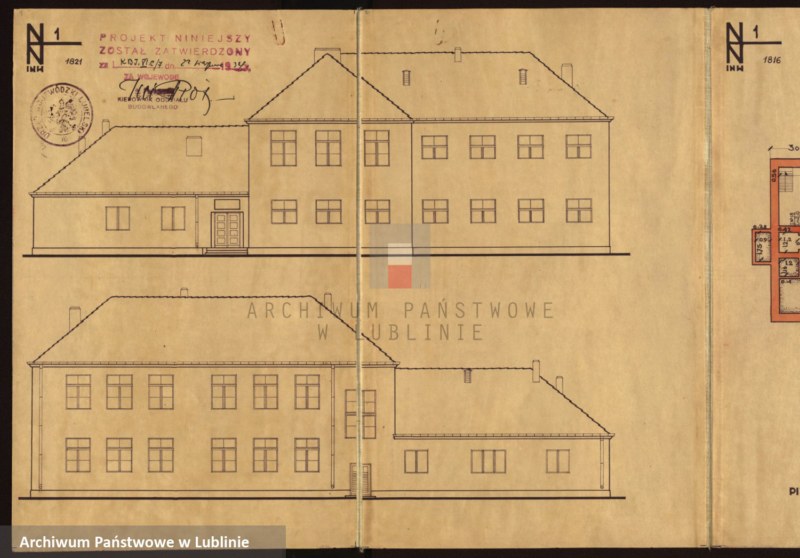 image.from.unit.number "[Projekt 4- klasowej szkoły powszechnej w Leszczanach, pow. chełmski]"