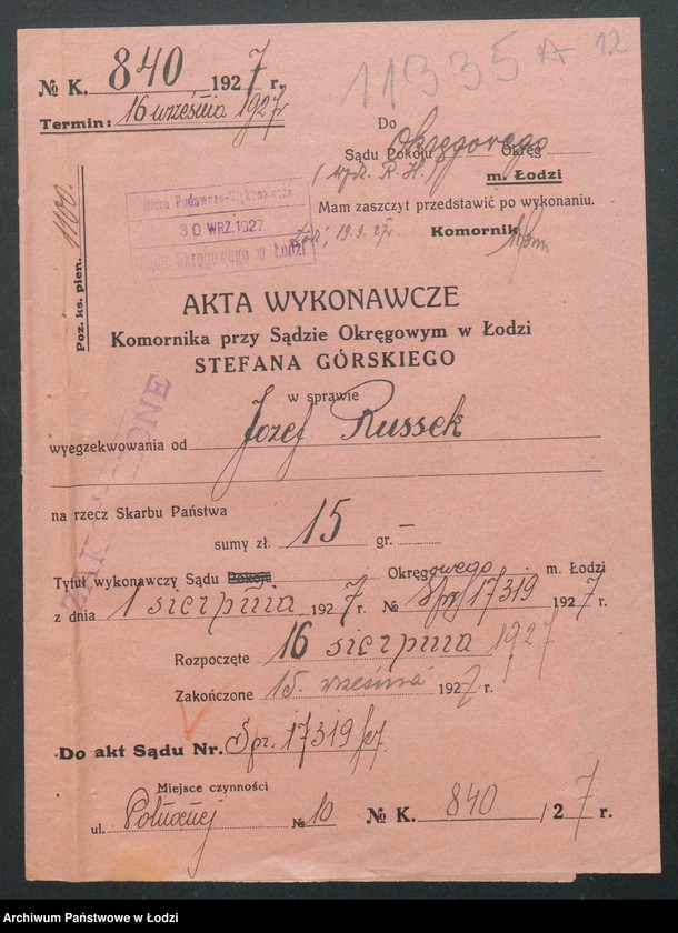 Obraz 14 z jednostki "Zakład Elektrotechniczny – J. Russak"