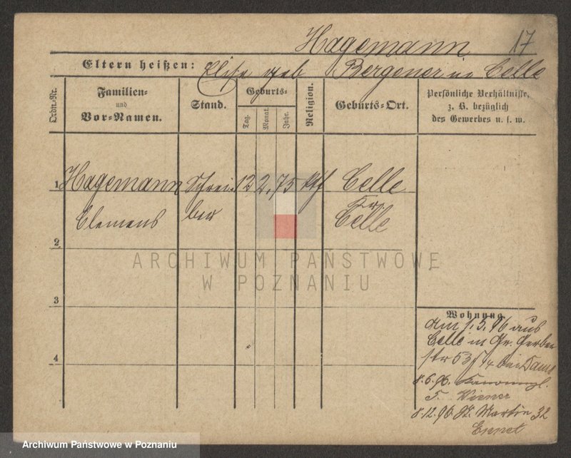 Obraz 17 z jednostki "Hagbeyer - Hajdrichowski (Hei..)"