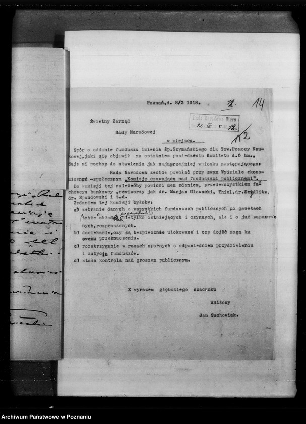 image.from.unit.number "Korespondencja różna, w tym dotycząca funduszów publicznych."