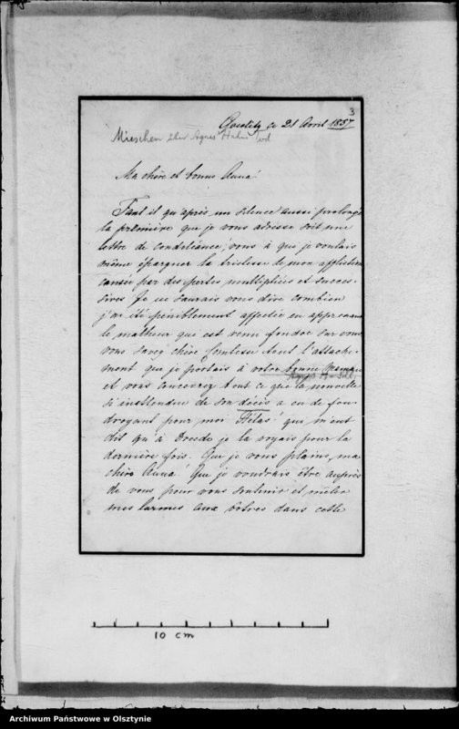 image.from.unit.number "/Kopie der A. Lehndorff des Briefes der Ita v. Bismarck, Mieschens u. Mitas Beschreibungen des Sterbens der Gfin Agnes Hahn über Karl M. H. Lehndorffs Tod, Frh. v. Feut u. Louise v. Weitzel, Regisseur Fr. Frank an Anna Gf. Lehndorff geb. Hahn/"