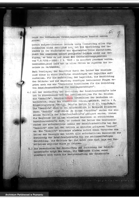 Obraz 12 z jednostki "Sondermassnahmen zur Schaffung von Behelfsunterkünften für Bombenbeschädigte"