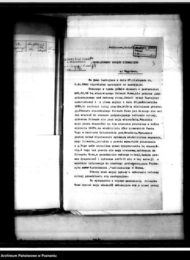 Obraz 7 z jednostki "Majętność Jabłonowo - przymusowy wykup"