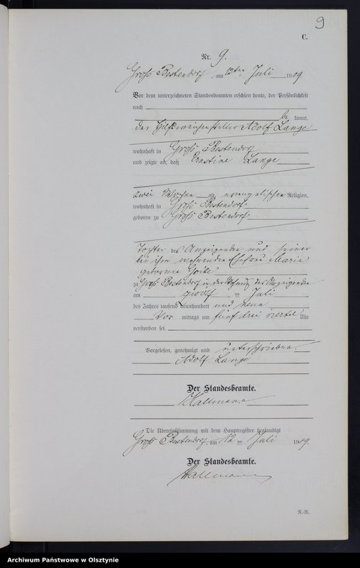 image.from.unit.number "Sterbe-Neben-Register Nr 1 - 15"