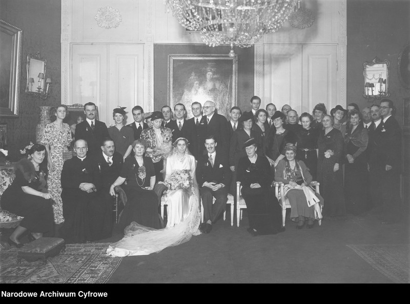 image.from.unit.number "Ślub hrabiego Kazimierza Mycielskiego z hrabianką Różą Potocką"