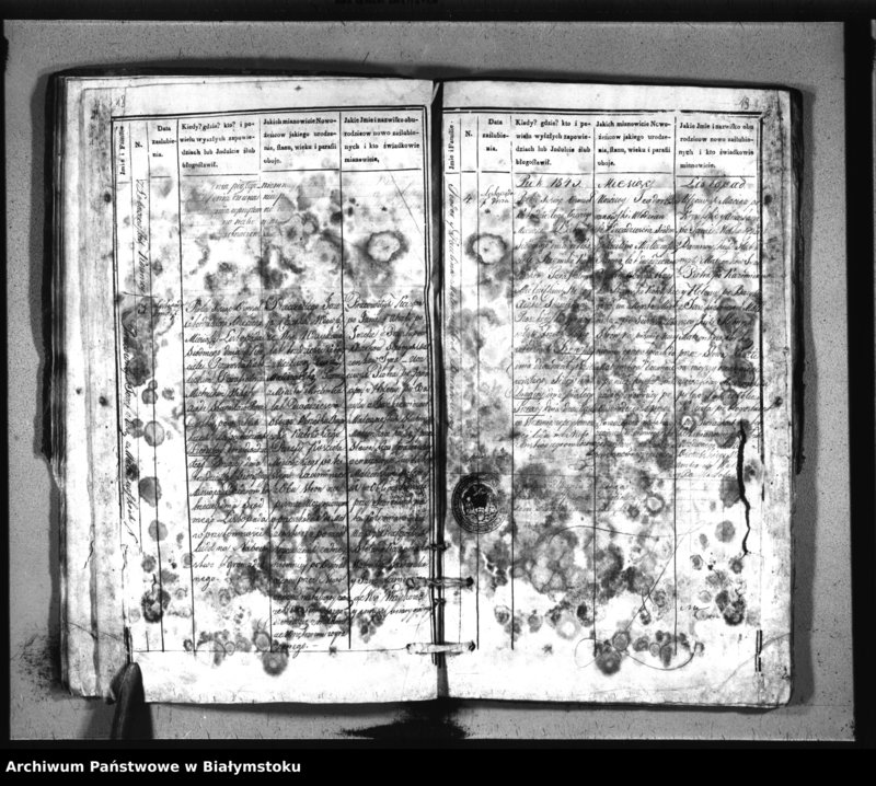 Obraz 12 z jednostki "Extrakty z metryk ślubów kościołów parafialnych w: Siemiatyczach, Ostrożanach, Dołubowie, Sadach, Niemirowie, Mielniku, Dziadkowicach"