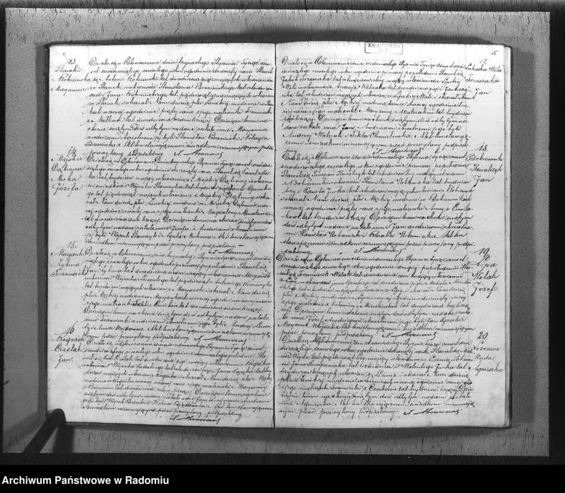 image.from.unit.number "[Duplikat akt urodzeń, małżeństw i zgonów parafii rzym.-kat. Głowaczów 1864 r.]"