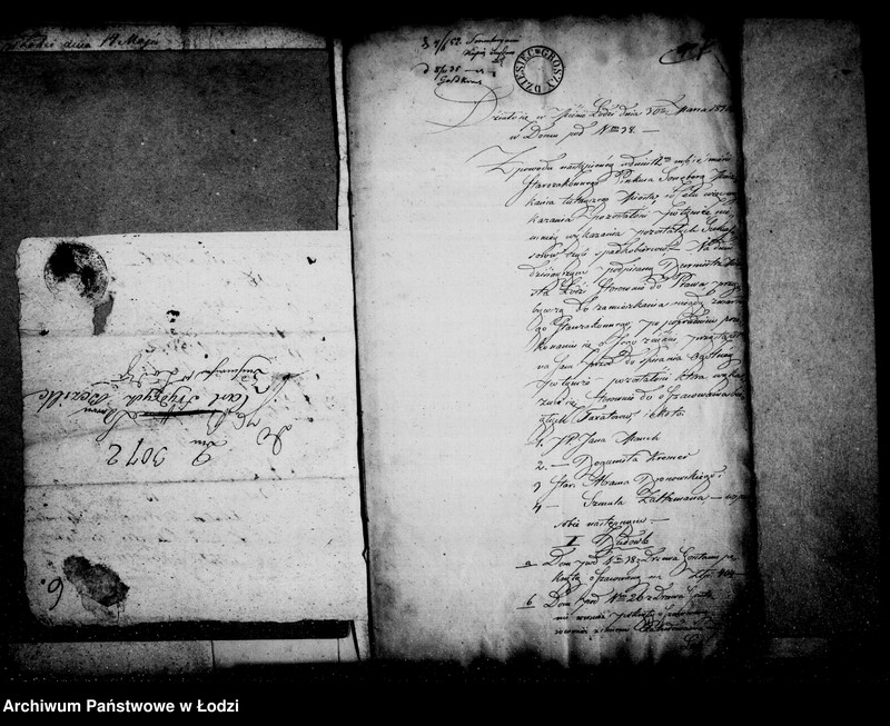 Obraz 10 z jednostki "Akta tyczące się egzekwowania należytości pocztowych"