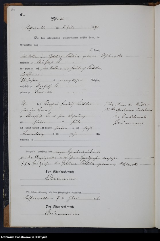 image.from.unit.number "Sterbe-Neben-Register Nr 1 - 43"