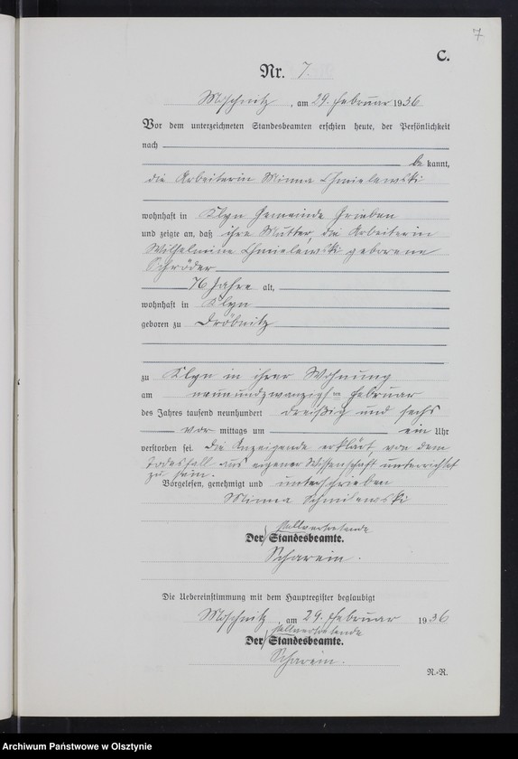 image.from.unit.number "Sterbe-Register /Neben-Register/ Nr 1 - 34"