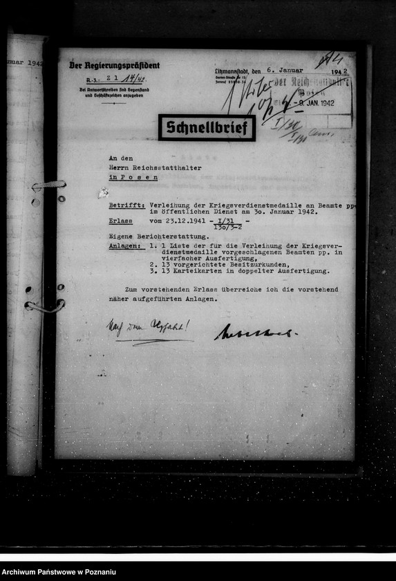 Obraz 18 z jednostki "Litzmannstadt (Łódź)- Kriegsverdienstkreuze"