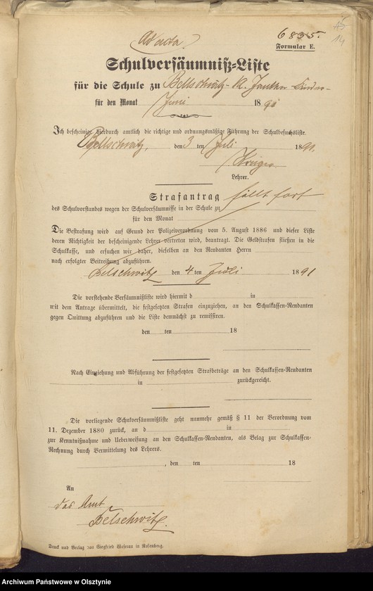 image.from.unit.number "Die Schule zu Bellschwitz"