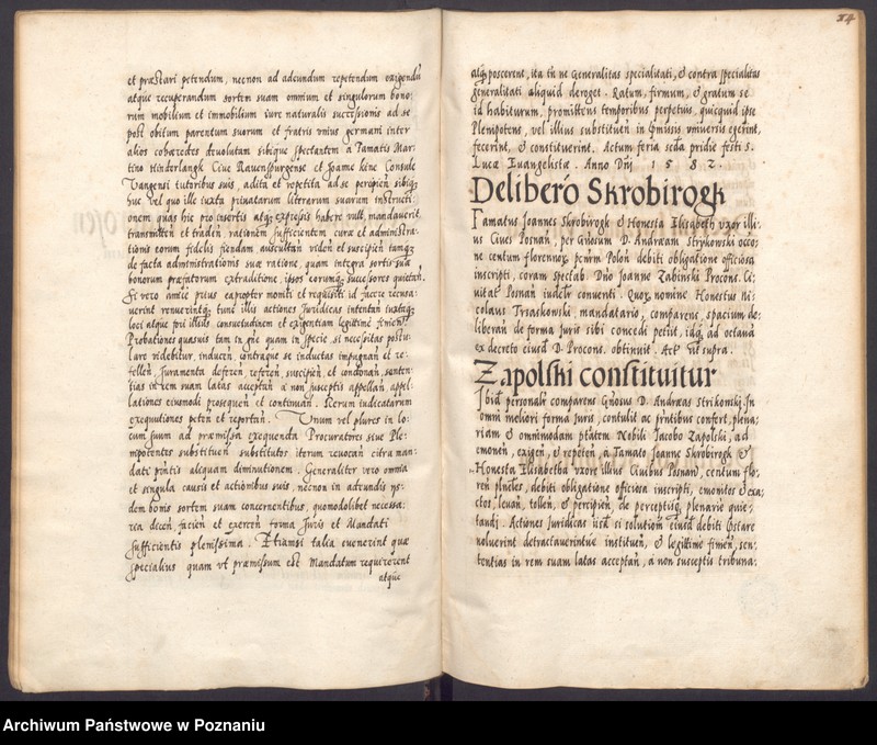 Obraz 19 z jednostki "Acta sequentia coram spectabili consulatu civitatis Posnaniensis."