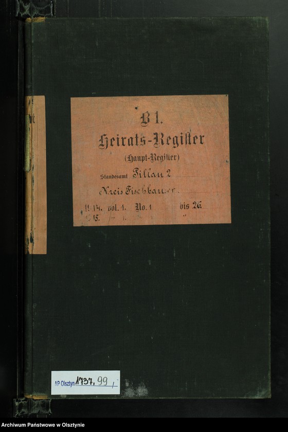 image.from.unit.number "Heiraths-Haupt-Register Nr 1 - 26 i 1 - 17"