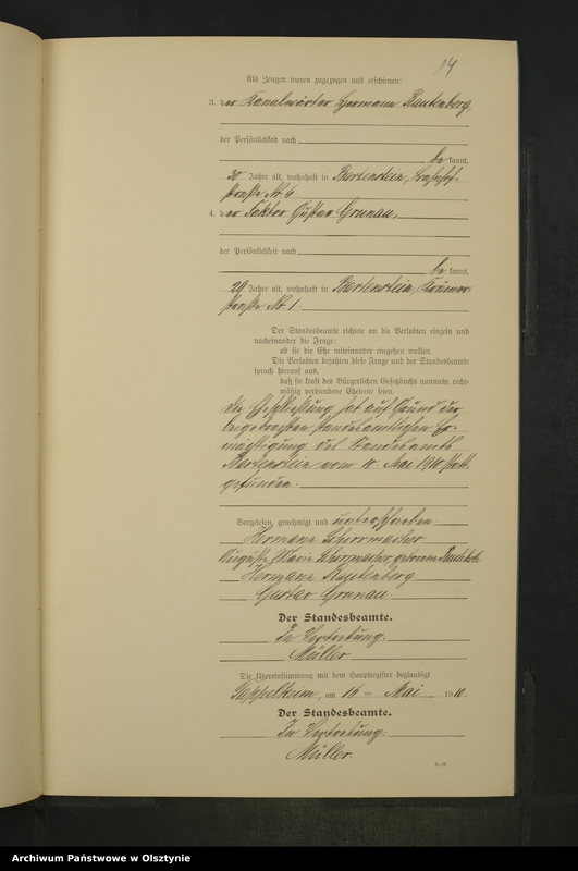 image.from.unit.number "Heiraths-Neben-Register Nr 1 - 16"