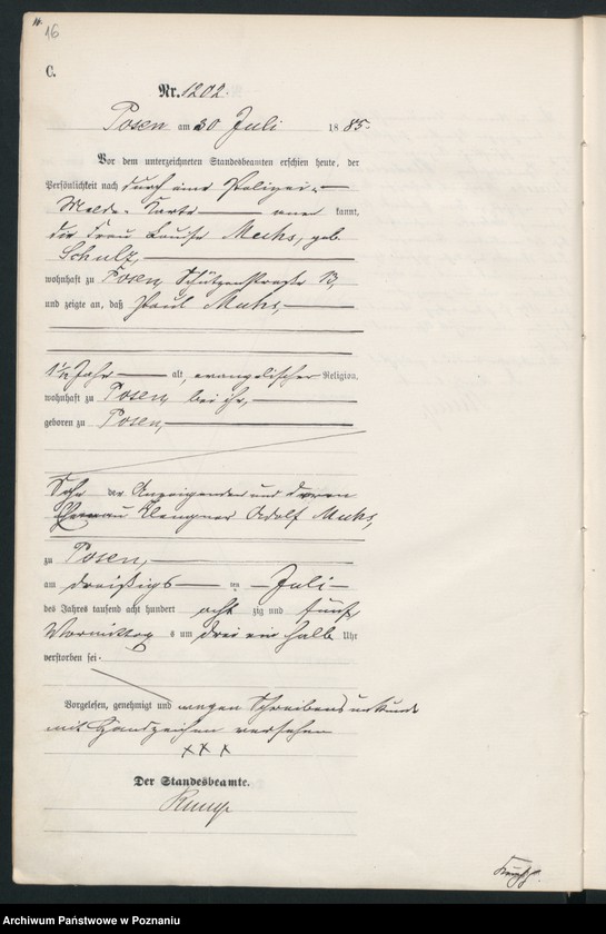 Obraz 19 z jednostki "Księga zgonów t. III"