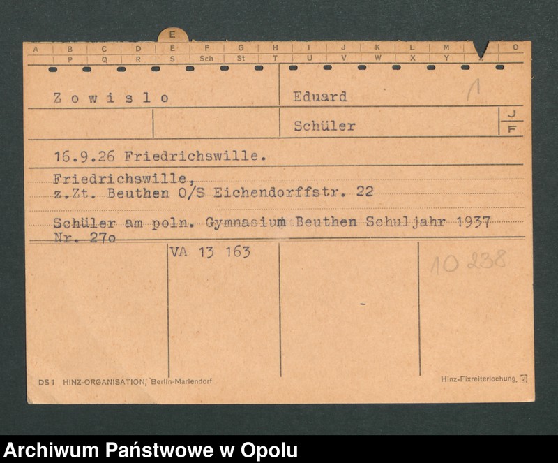 Obraz 3 z jednostki "[Zowislo Eduard, ur. 16.9.1926 Friedrichswille]"