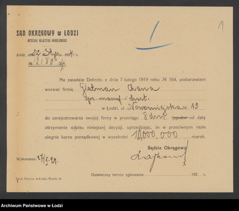 Obraz 3 z jednostki "Szaja Gutman- sprzedaż manufaktury i chustek"