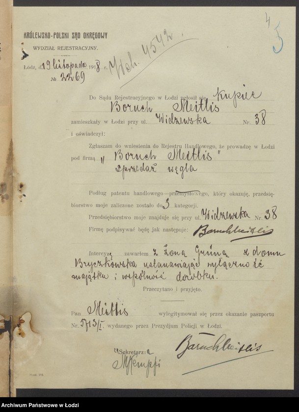 Obraz 6 z jednostki "Boruch Meitlis- sprzedaż węgla"