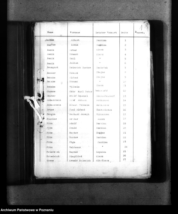 Obraz 5 z jednostki "Spisy miejscowych Niemców, którzy zginęli w 1939 roku. Kreis Leslau (Włocławek)"