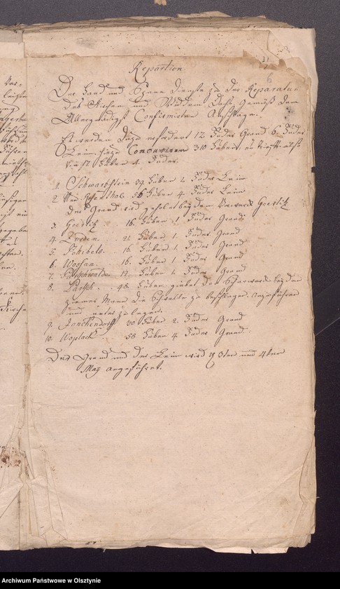 image.from.unit.number "Reparaturbau der Pfarr Wittwen und Schule zu Schwarzstein"