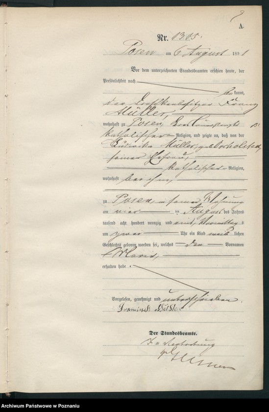 Obraz 12 z jednostki "Księga urodzeń t. IV"