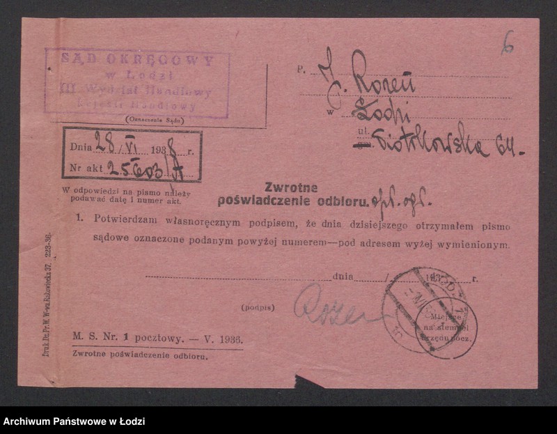 image.from.unit.number "Joel Beniamin Rozen- wyrób towarów włókienniczych"