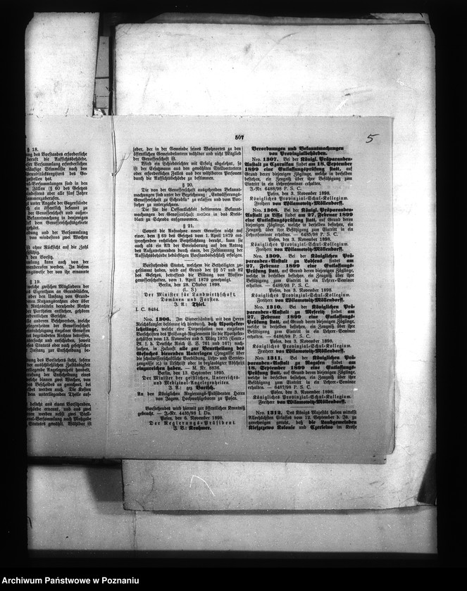 Obraz 8 z jednostki "Bildung der Draenage-Genossenschaft in Schroda im Kreise Schroda"