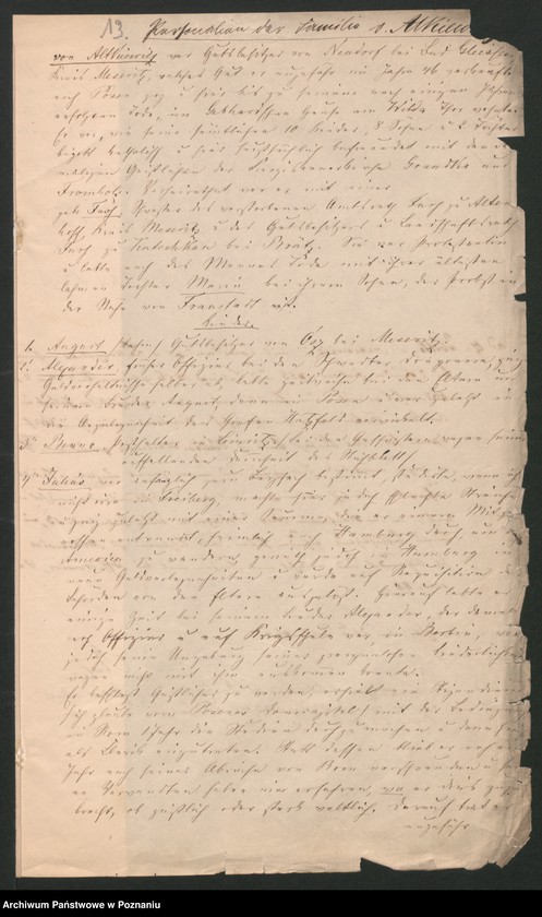 Obraz 20 z jednostki "A. betr. die Auskunft über Inländer Lit. A"